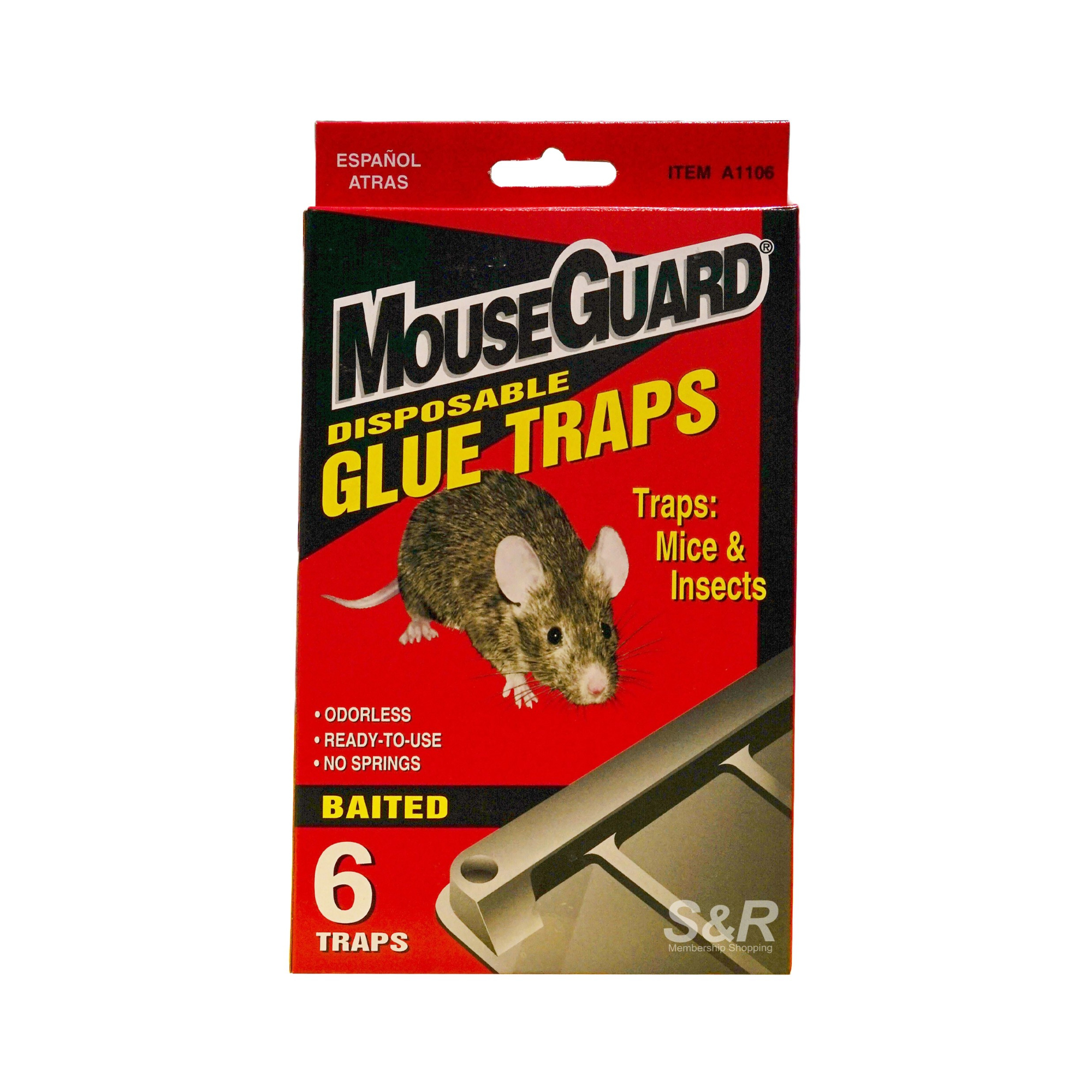 Mouse Guard Disposable Glue Traps 6pcs Mouse Guard Disposable Glue Traps 6pcs